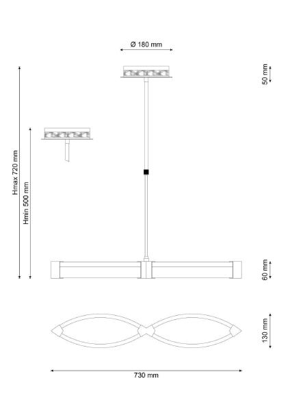 Люстра на штанге Modena MODENA 172.2 LED