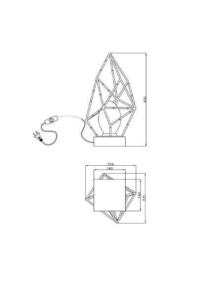 Настольная лампа Naomi NAOMI T4750.1 gold