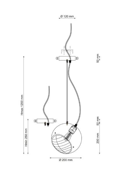Светильник подвесной Narni NARNI 1942.1 white