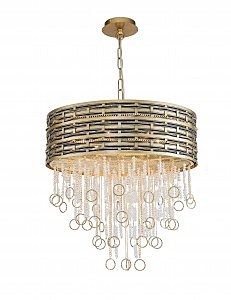 Подвесная люстра Perso PERSO 4931.6 gold&black