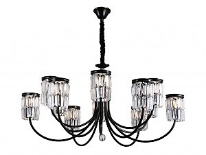 Подвесная люстра 31100 31106+6/C black+gold