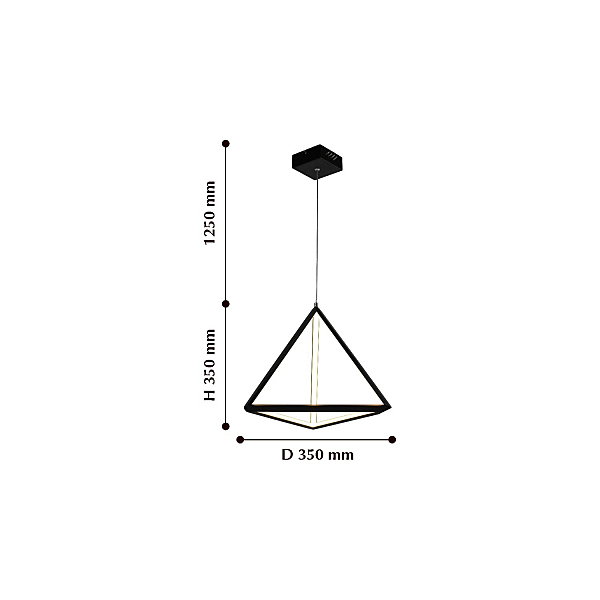 Светильник подвесной Pyramidis 2257-1P