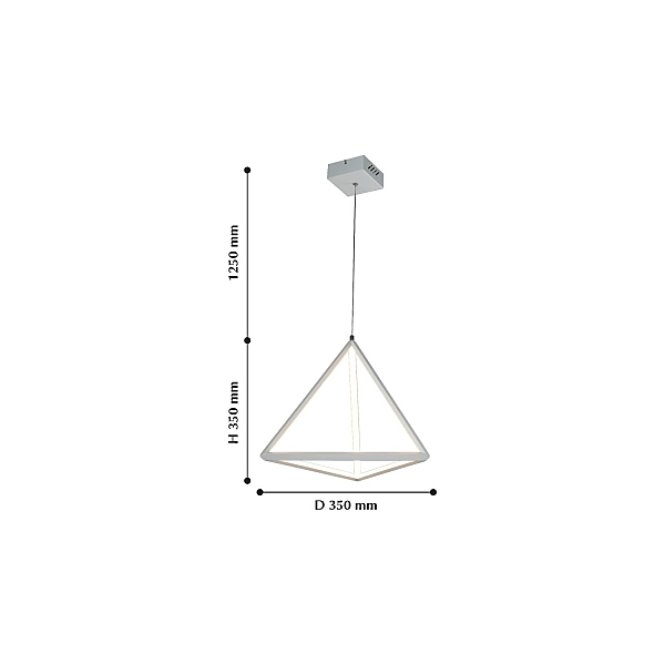 Светильник подвесной Pyramidis 2258-1P