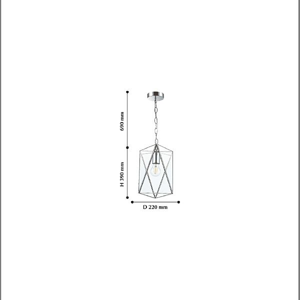 Светильник подвесной Ternary 2297-1P