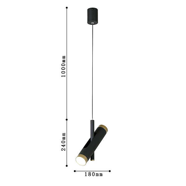 Светильник подвесной Duplex 2324-2P