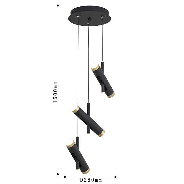 Светильник подвесной Duplex 2324-6P