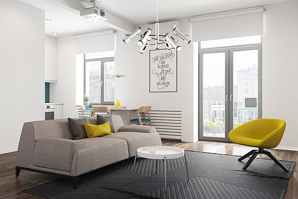 Люстра на штанге Duplex 2325-12P