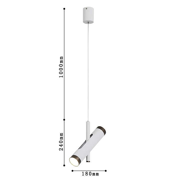 Светильник подвесной Duplex 2325-2P