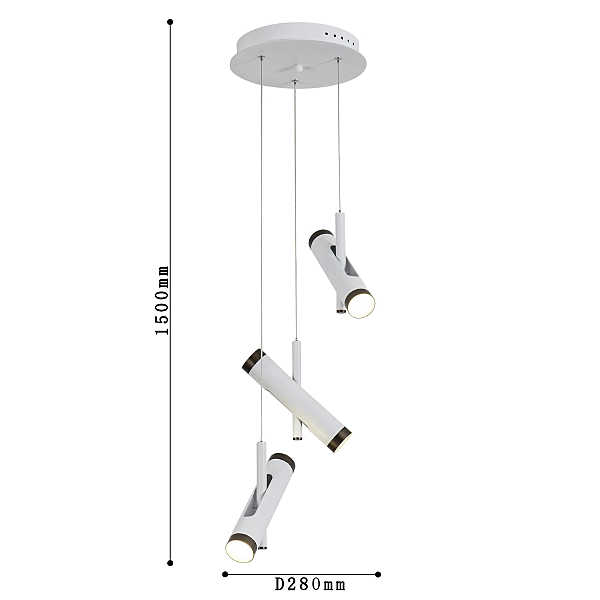 Светильник подвесной Duplex 2325-6P