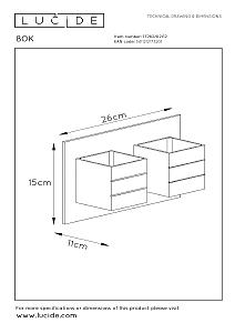 Настенное бра Bok 17282/02/12