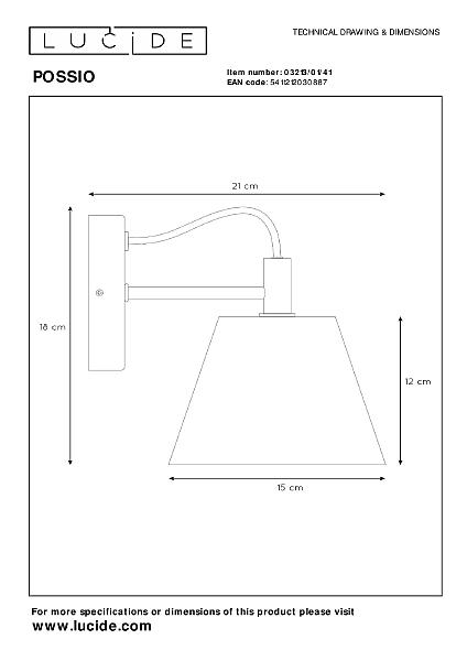 Настенное бра Possio 03213/01/41
