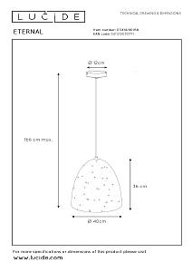Светильник подвесной Eternal 03414/40/68