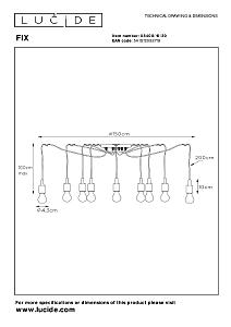 Светильник подвесной Fix Multi 08408/10/30