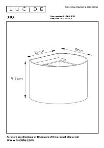 Настенное бра Xio 09218/04/31