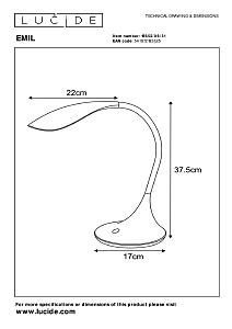 Настольная лампа Emil 18652/06/31