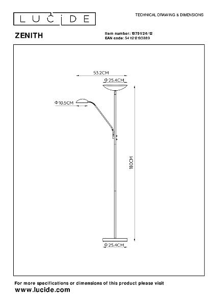 Торшер Zenith 19791/24/12