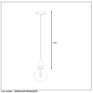 Светильник подвесной Droopy 30490/01/97