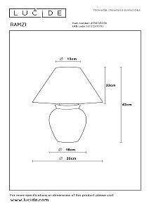 Настольная лампа Ramzi 47507/81/36