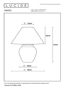 Настольная лампа Ramzi 47507/81/38