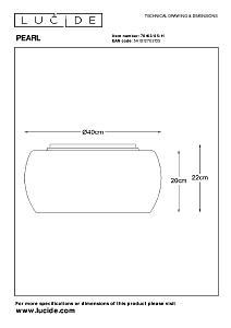 Потолочная люстра Pearl 70163/05/11
