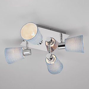 Светильник спот Culver 20080/4 хром/голубой