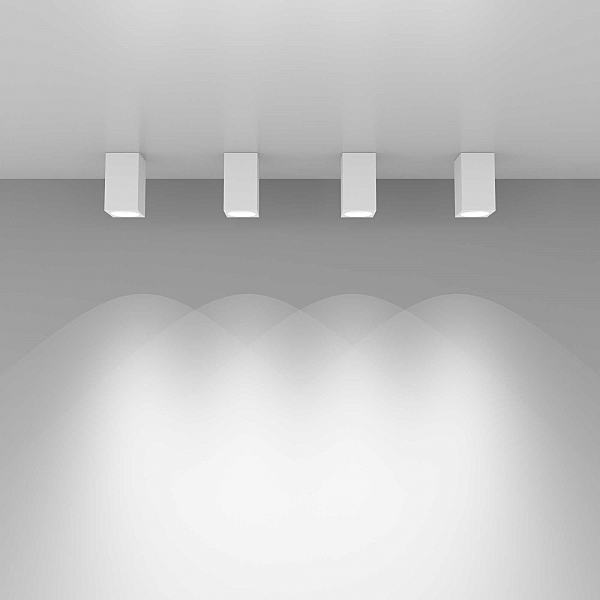 Накладной светильник 1085 1085 GU10 WH белый матовый