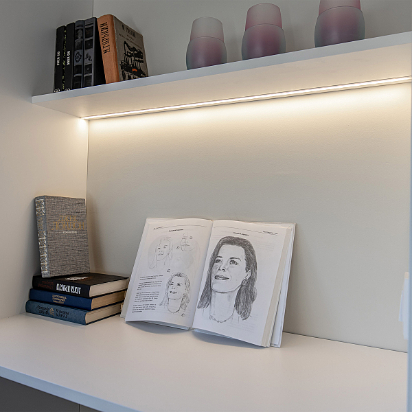 Профиль LL LL-2-ALP007 Встраиваемый алюминиевый профиль для LED ленты (под ленту до 11mm)