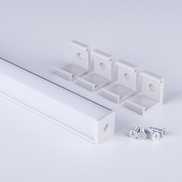 Профиль LL LL-2-ALP009 Квадратный угловой алюминиевый профиль для LED ленты (под ленту до 10mm)