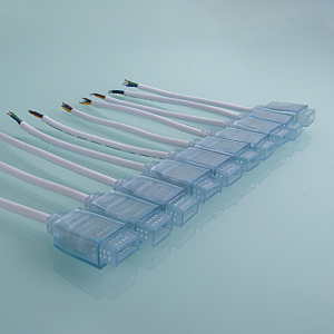 Драйвера для LED ленты Контроллер Коннектор для ленты Premium LS013 220V 2835 мультибелая односторонний гибкий (10 pkt) (PSL-09)