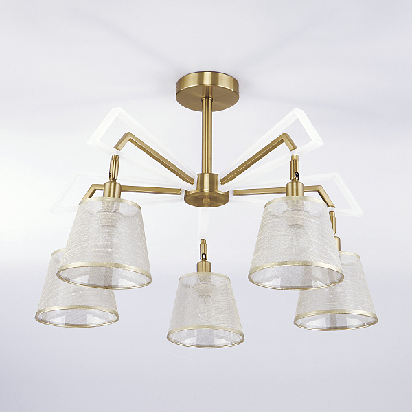 Потолочная люстра Alicante 60082/5 золотая бронза