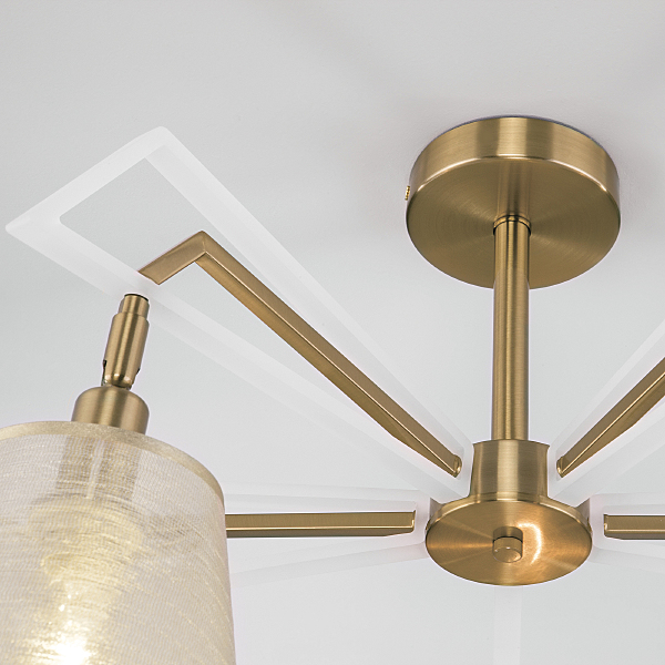 Потолочная люстра Alicante 60082/5 золотая бронза