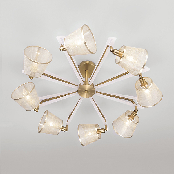 Потолочная люстра Alicante 60082/8 золотая бронза