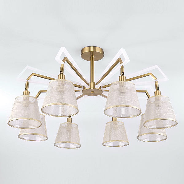 Потолочная люстра Alicante 60082/8 золотая бронза