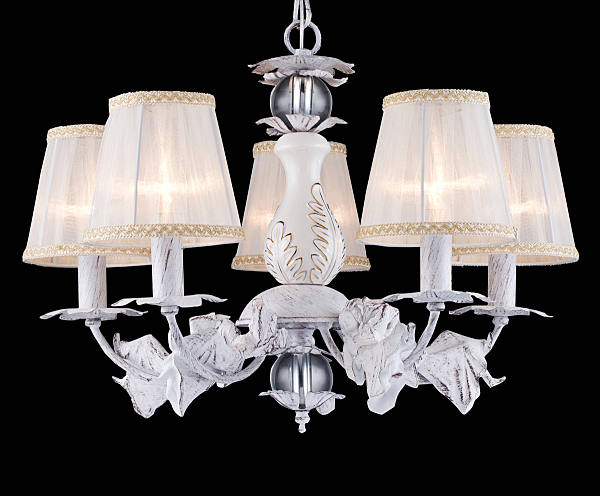 Подвесная люстра Lady LADY 70043-5C WHITE GOLD