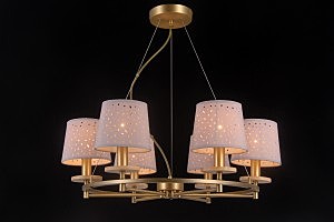 Подвесная люстра Lisbon LISBON 81064-6C ANTIQUE BRASS