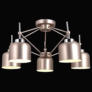 Потолочная люстра Loco LOCO 75119/5C STAIN NICKEL