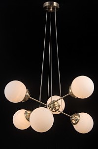 Подвесная люстра Molecule MOLECULE 81047-6C ANTIQUE BRASS