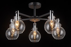 Потолочная люстра Sphere SPHERE 81021-5C MATT BLACK