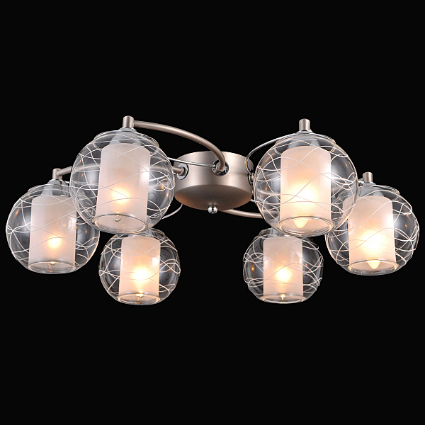 Потолочная люстра Twin TWIN 75089/6C NICKEL, CHROME