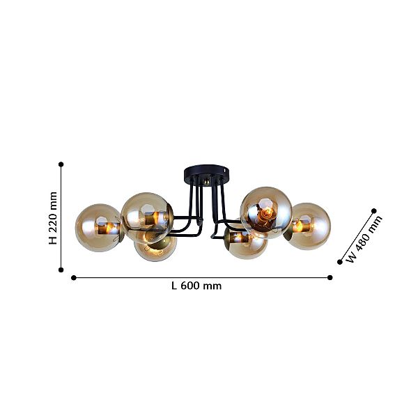 Потолочная люстра Modestus 2344-6U