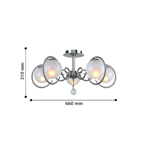 Потолочная люстра Fabbio 2349-5U