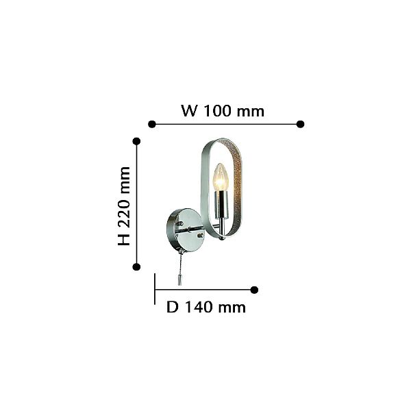 Настенное бра Scintillans 2482-1W