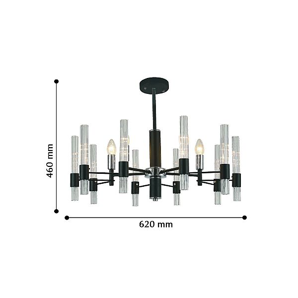 Люстра на штанге Supreme 2490-5P