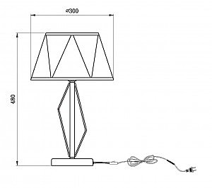 Настольная лампа Si VL2191N01