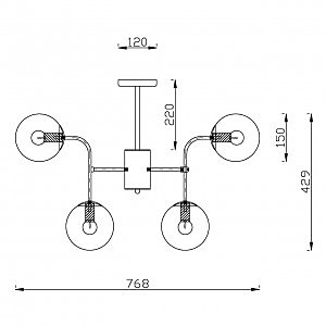 Потолочная люстра Cielo VL2214L06