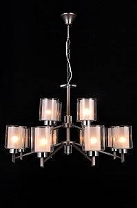 Подвесная люстра Double DOUBLE 81049-12C ANTIQUE SILVER