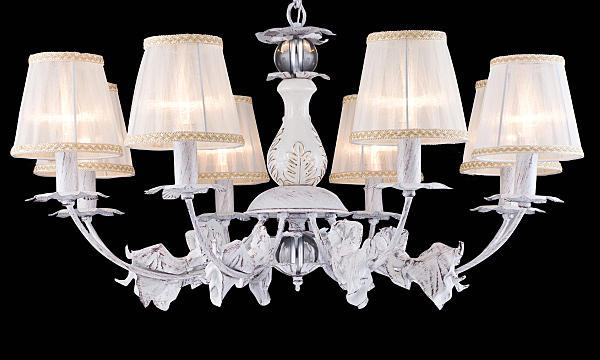 Подвесная люстра Lady LADY 70043-8C WHITE GOLD