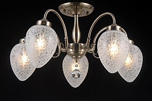 Потолочная люстра Zaragoza ZARAGOZA 81050-5C ANTIQUE BRASS