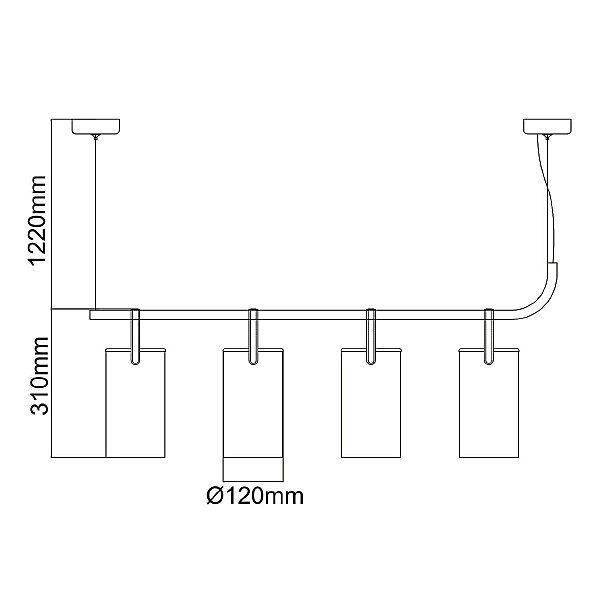 Светильник подвесной Тетро 673014604