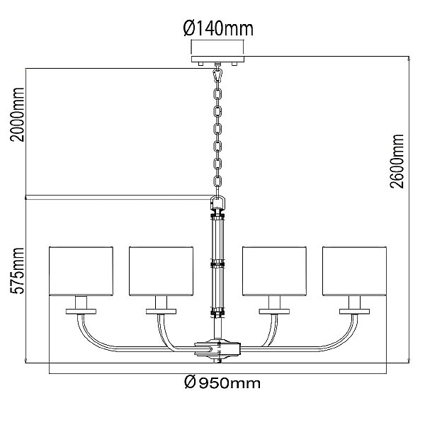 Подвесная люстра Палермо 386017008